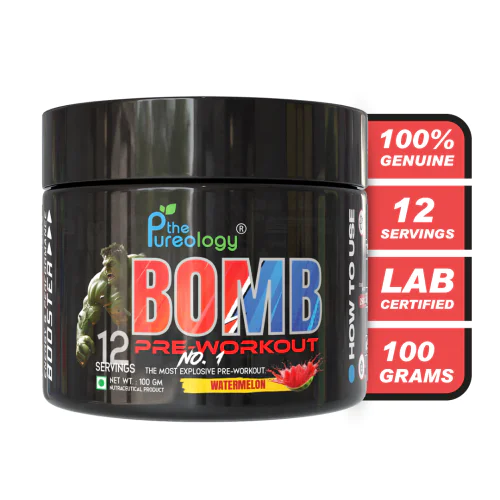 thepureology BOMB Pre Workout Pre Workout (100 g, Watermelon)